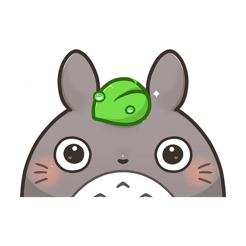 My Neighbor Totoro 'Blushed' Vinyl Car Peeker Sticker