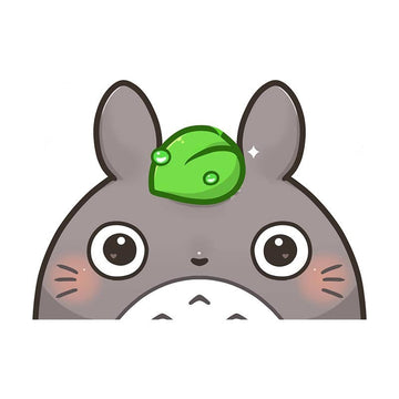 My Neighbor Totoro 'Blushed' Vinyl Car Peeker Sticker