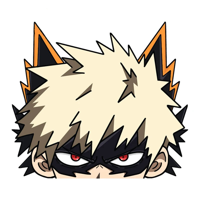 My Hero Academia 'Katsuki Bakugo | Kacchan' Vinyl Car Peeker Sticker