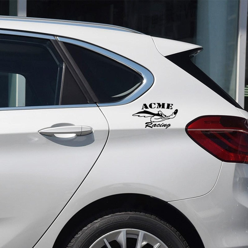 Looney Tunes 'Wile E. Coyote | ACME Racing' Vinyl Car Sticker