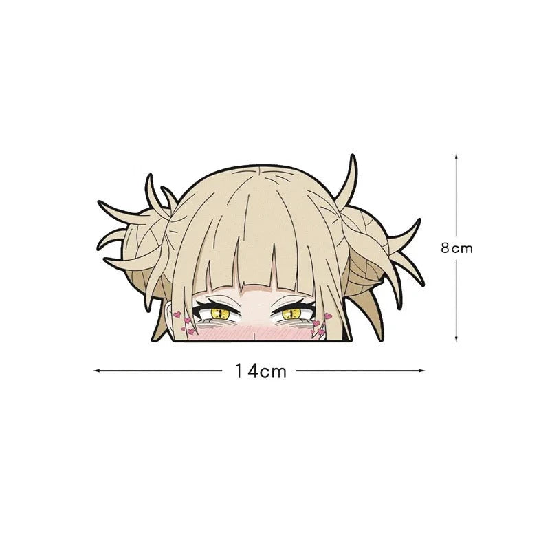 My Hero Academia 'Himiko | Blushing' Vinyl Car Peeker Sticker