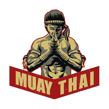 Thailand Boxing 'Muay Thai' Vinyl Car Sticker