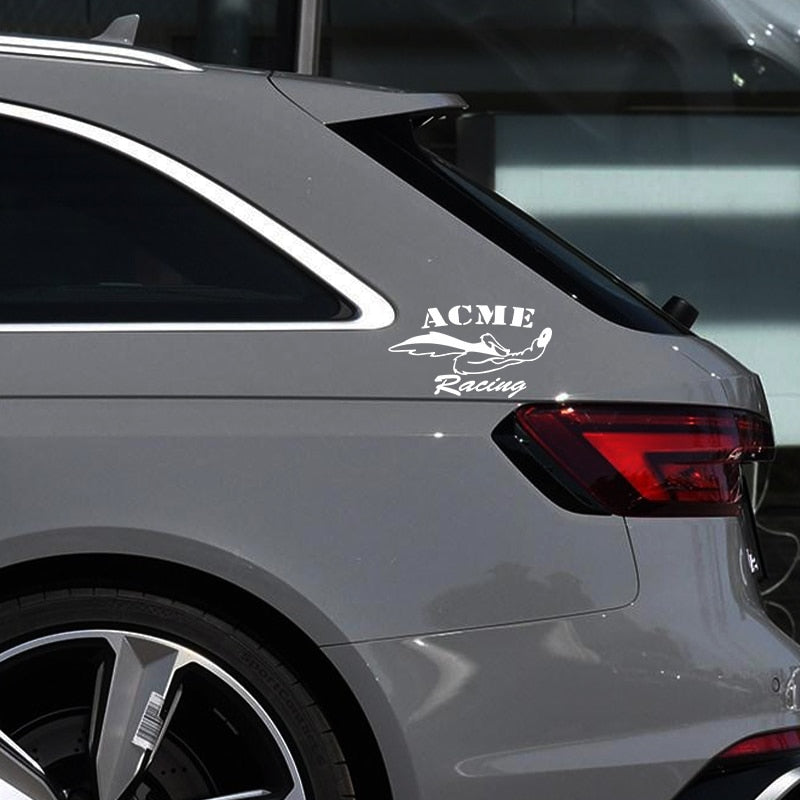 Looney Tunes 'Wile E. Coyote | ACME Racing' Vinyl Car Sticker