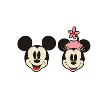 Mickey Mouse 'Mickey And Minnie | Cute Face' Vinyl Car Sticker