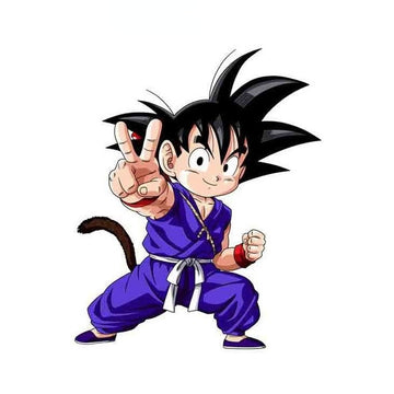 Dragon Ball Z 'Goku | Peace Sign And Fist' Vinyl Car Sticker