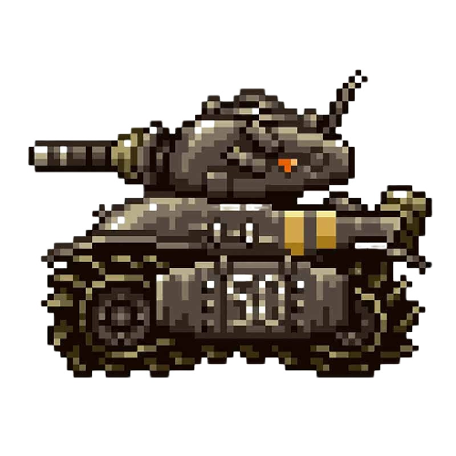 Metal Slug 'Girida-O | 8-Bit Pixel' Vinyl Car Sticker