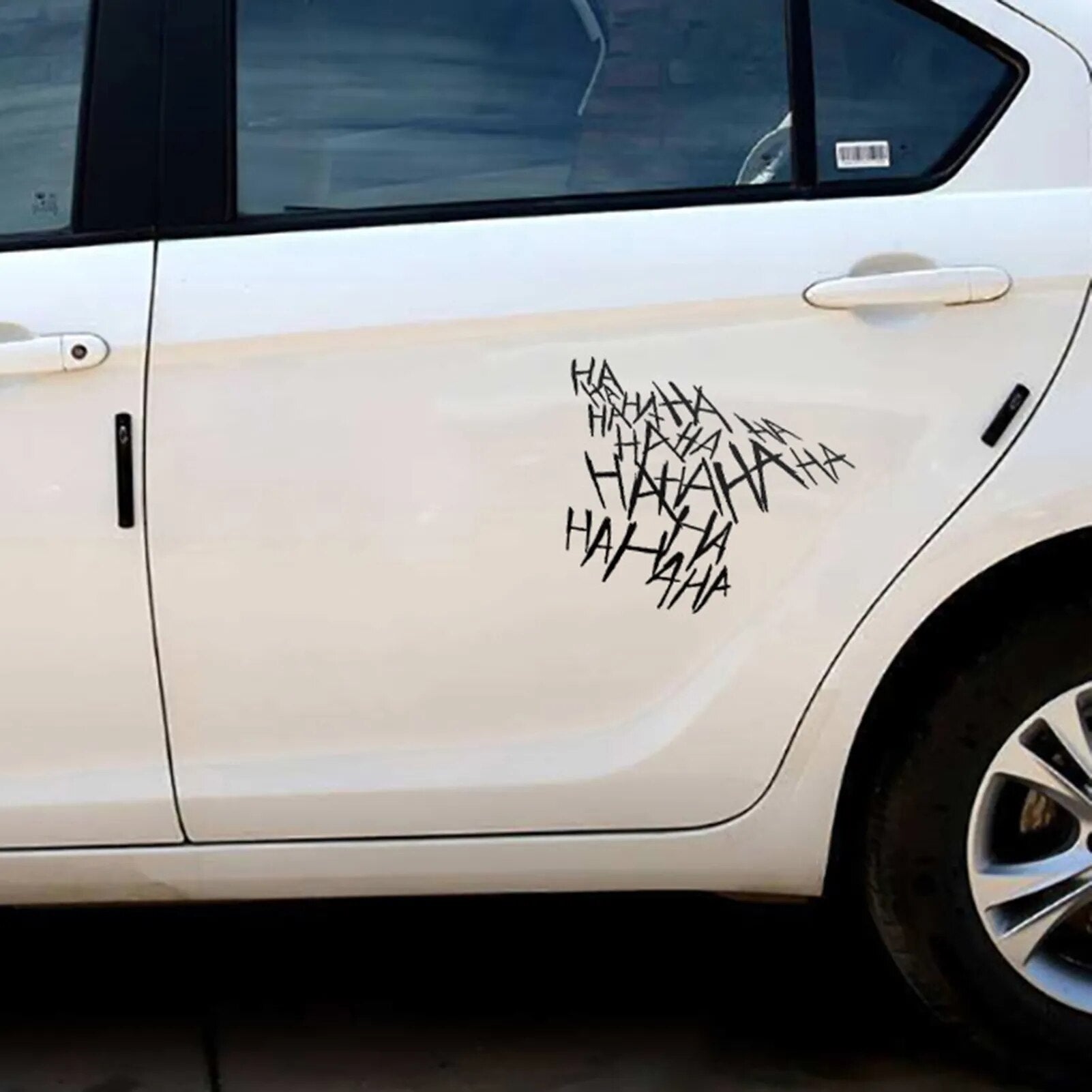 Joker Laugh 'Hahahaha | 1.0' Vinyl Car Sticker