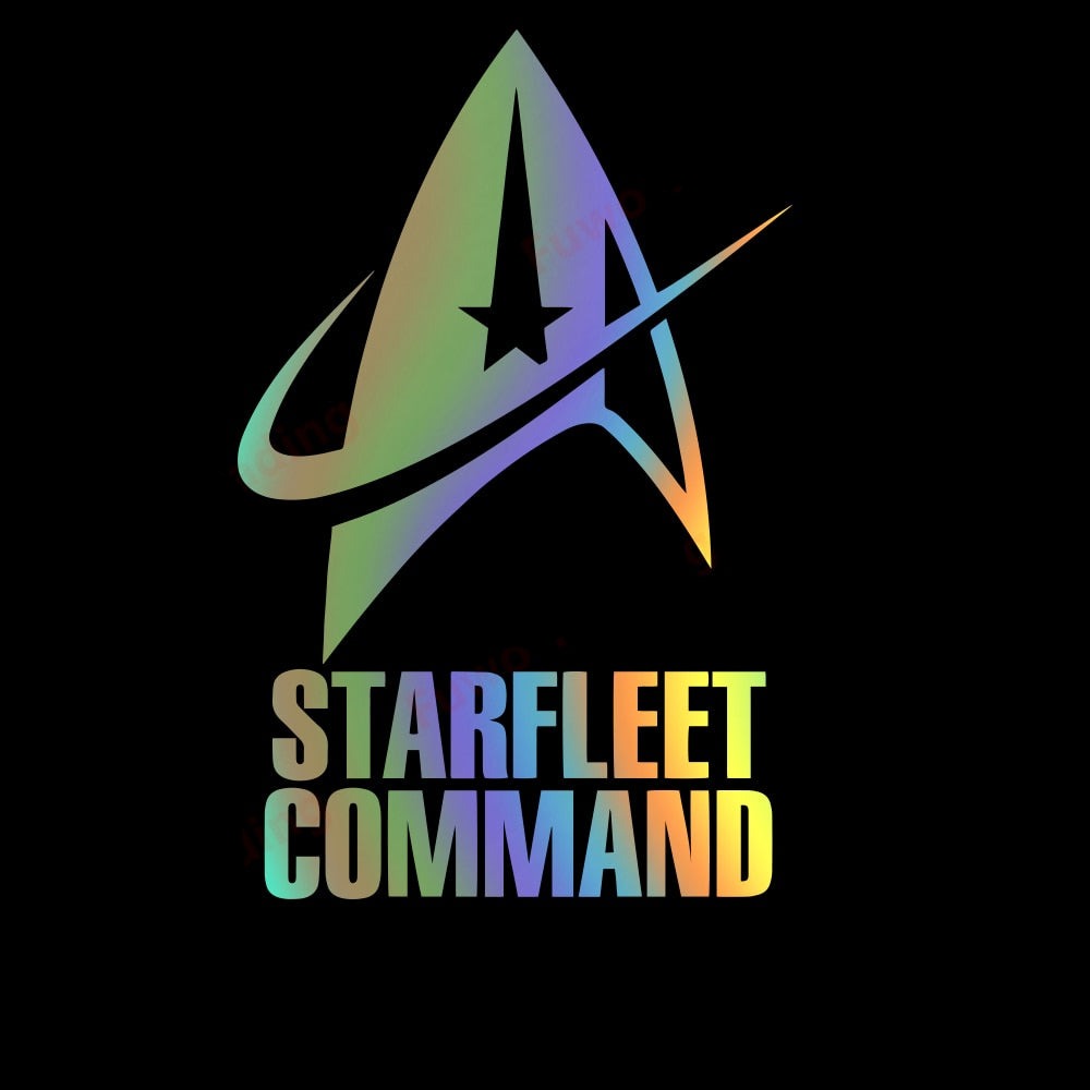 Star Trek 'Starfleet Command | Logo' Vinyl Car Sticker