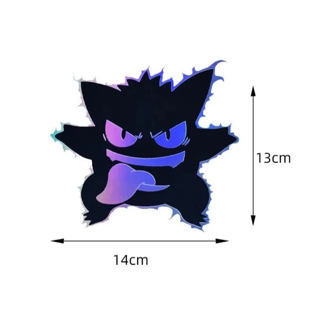 Pokemon 'Dark Gengar' Vinyl Car Peeker Sticker