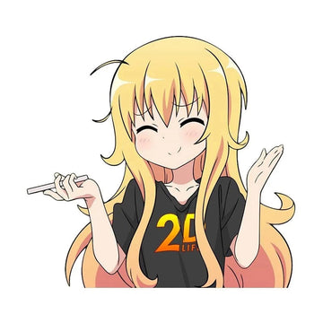 Gabriel Dropout 'Gabriel White Tenma | Happy' Vinyl Car Sticker