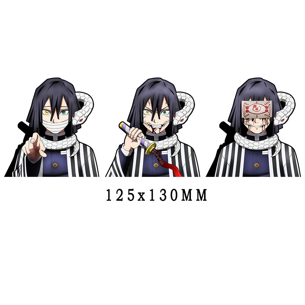 Demon Slayer 'Obanai Iguro' Vinyl Car 3D Motion Sticker