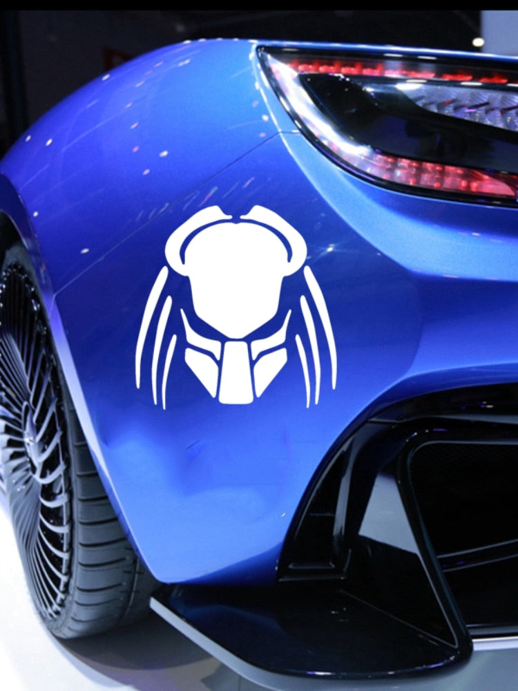 Predator 'Predator Mask | Front View' Vinyl Car Sticker