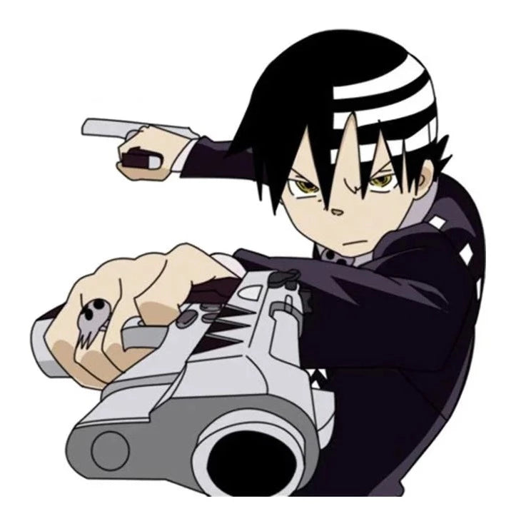 Soul Eater 'Death The Kid | Ready To Fight' Vinyl Car Sticker