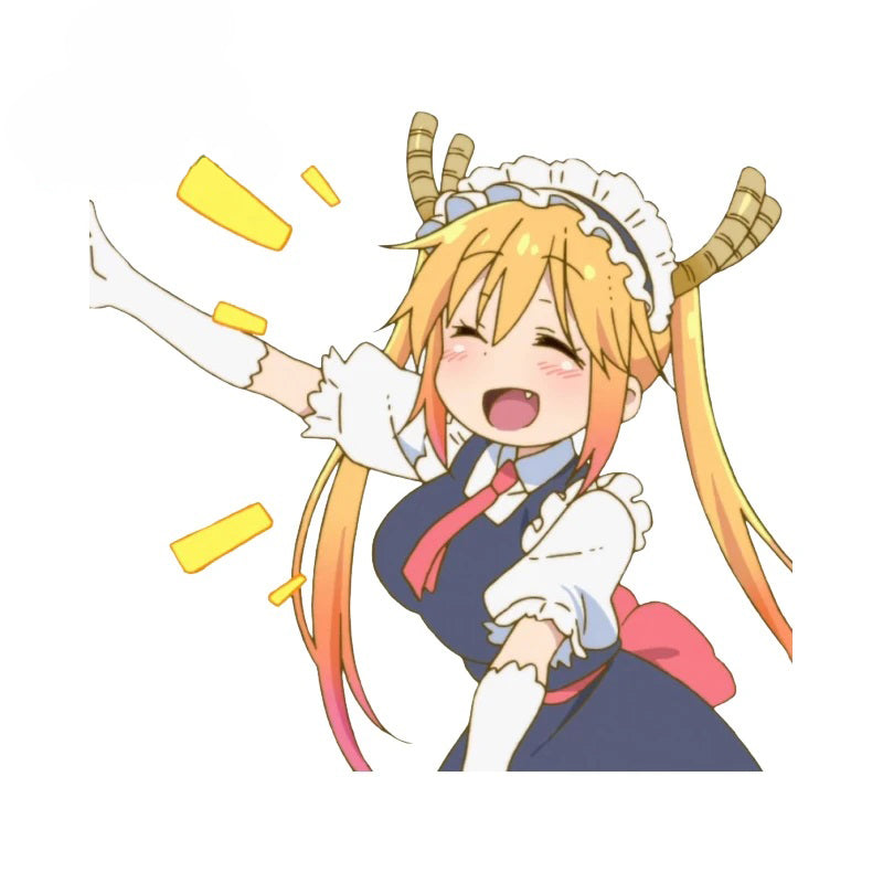Miss Kobayashi's Dragon Maid 'Tohru | Excited' Vinyl Car Sticker