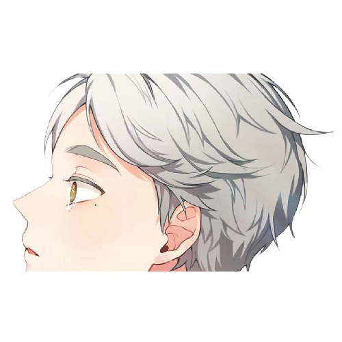 Haikyuu!! 'Koshi Sugawara | Crying' Vinyl Car Peeker Sticker