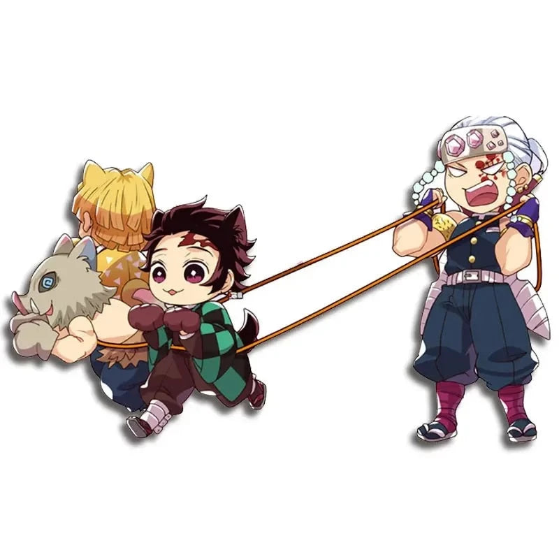 Demon Slayer 'Rope Training' Vinyl Car Sticker