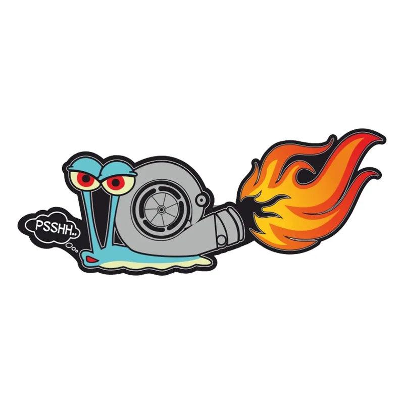 Cute Turbo Snail 'Psshh... | 1.0' Vinyl Car Sticker
