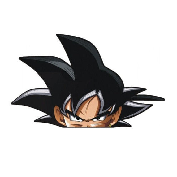 Dragon Ball Z 'Goku | Black Gray Hair' Vinyl Car Peeker Sticker