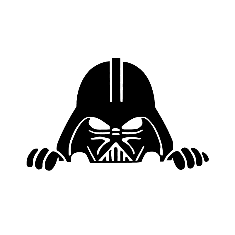 Star Wars 'Darth Vader | Peeking' Vinyl Car Peeker Sticker