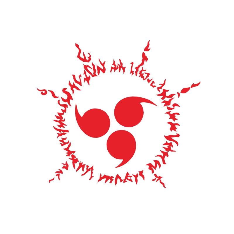 Naruto 'Heavens' Curse Mark' Vinyl Car Sticker