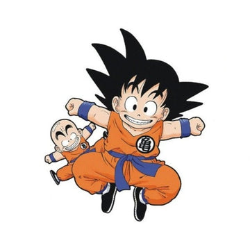 Dragon Ball Z 'Goku And Krillin | Jumping' Vinyl Car Sticker