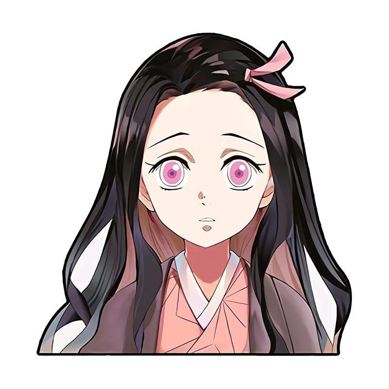Demon Slayer 'Nezuko | Unhappy' Vinyl Car Sticker