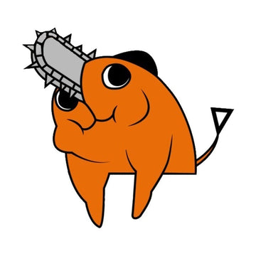 Chainsaw Man 'Pochita | Chewing' Vinyl Car Peeker Sticker