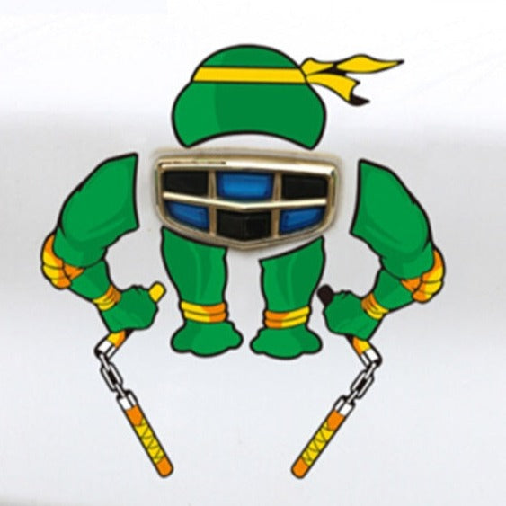 Teenage Mutant Ninja Turtles Tail 'Michelangelo' Vinyl Car Sticker