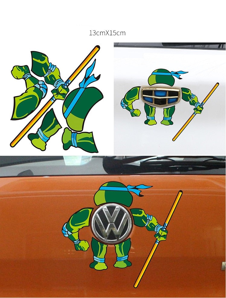 Teenage Mutant Ninja Turtles Tail 'Donatello' Vinyl Car Sticker