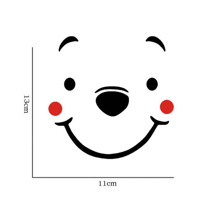 Winnie the Pooh 'Pooh | Smiley Face | 2.0' Vinyl Car Sticker