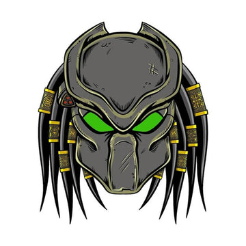 Predator 'Green Glaring Eyes' Vinyl Car Sticker
