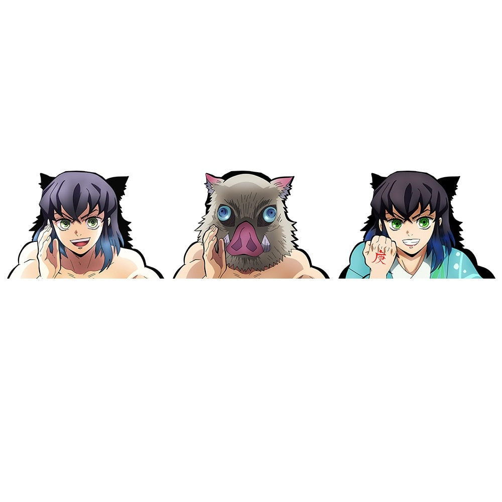 Demon Slayer 'Inosuke' Vinyl Car 3D Motion Sticker