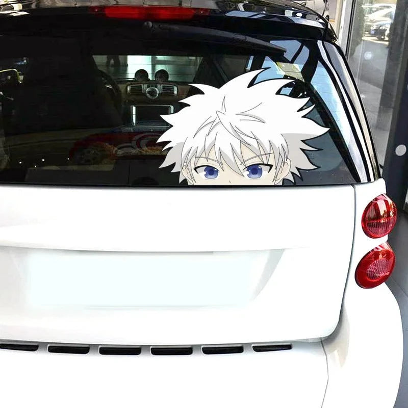 Hunter x Hunter ‘Killua Zoldyck | Staring’ Vinyl Car Peeker Sticker
