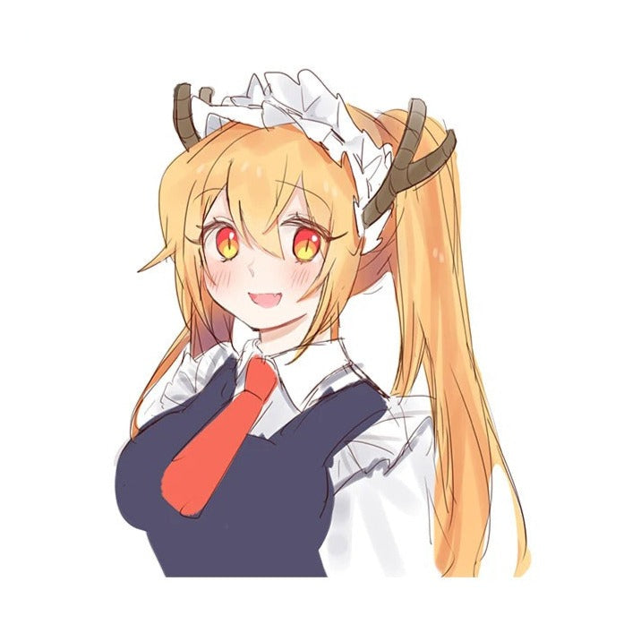 Miss Kobayashi's Dragon Maid 'Tohru | Amazed' Vinyl Car Peeker Sticker