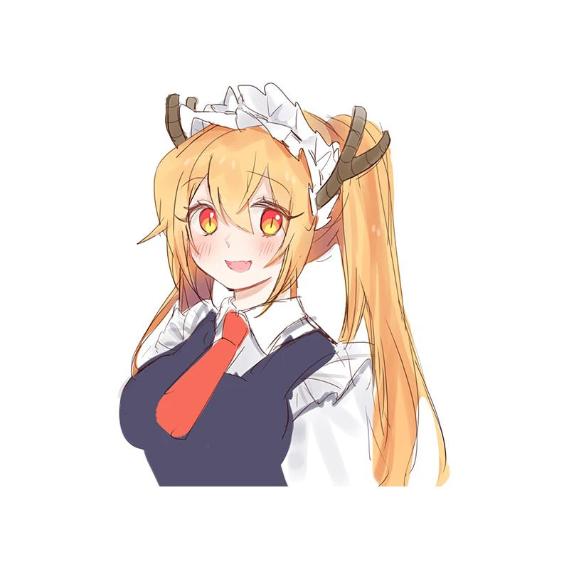 Miss Kobayashi's Dragon Maid 'Tohru | Amazed' Vinyl Car Peeker Sticker