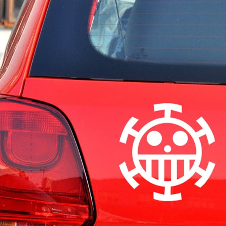 One Piece 'Trafalgar Law Logo' Vinyl Car Sticker