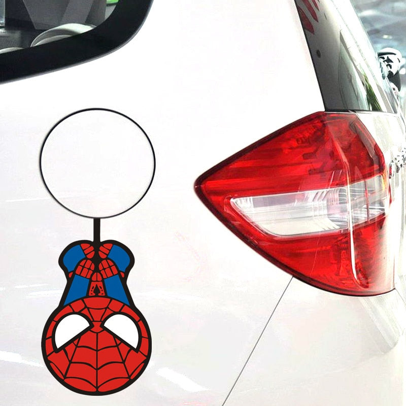 Spider-Man 'Hanging Upside Down' Vinyl Car Sticker