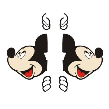 Mickey Mouse 'Mickey | Looking Up' Vinyl Car Peeker Sticker