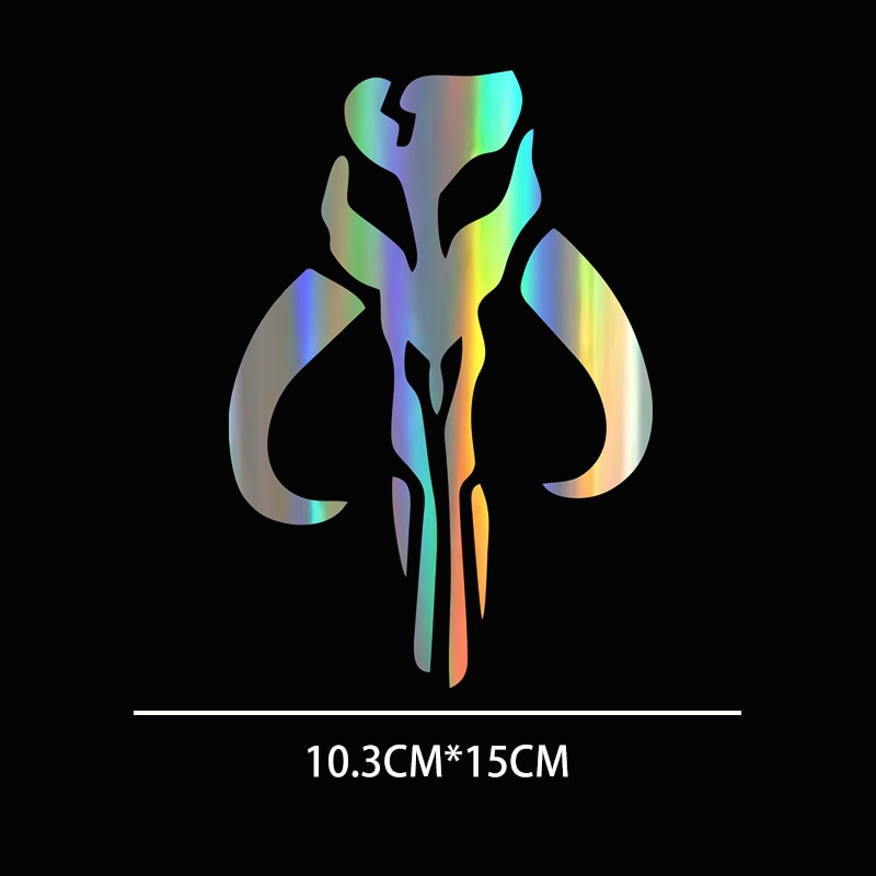 Star Wars 'Mandalorian Bantha Skull | Laser' Vinyl Car Sticker