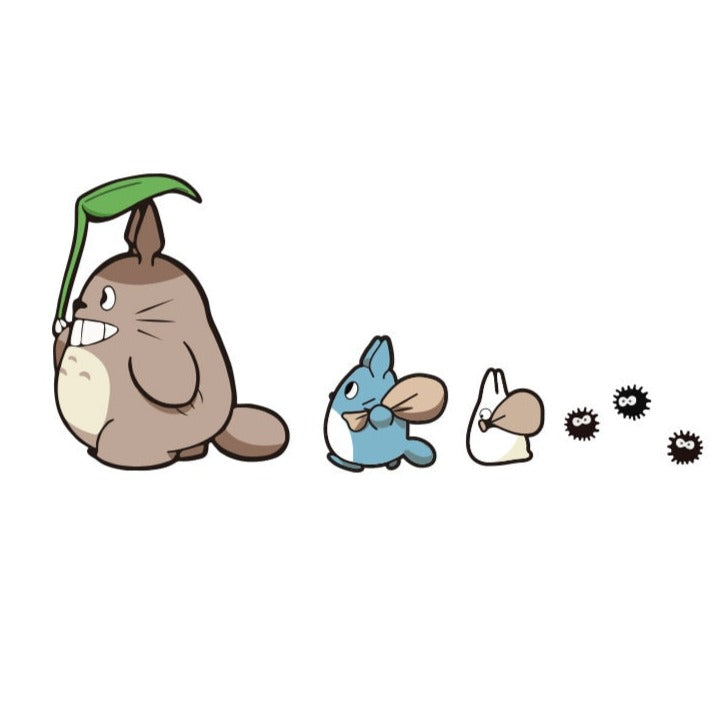 My Neighbor Totoro ‘Line Up | Left 2.0’ Vinyl Car Sticker