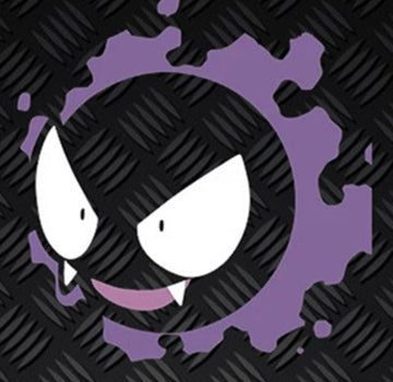 Pokemon 'Gastly | Light Purple Gas And Fangs' Vinyl Car Sticker