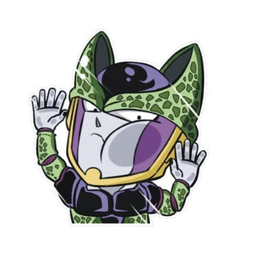 Dragon Ball Z 'Cell | Pressed Face' Vinyl Car Sticker