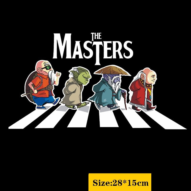 The Masters 'Roshi-Yoda-Dohko-Wizard | Walking On Pedestrian Lane' Vinyl Car Sticker