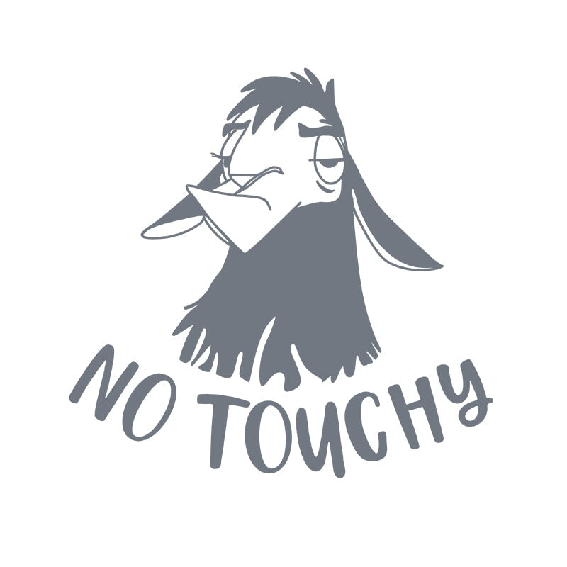 The Emperor's New Groove 'Llama Kuzco | No Touchy' Vinyl Car Sticker