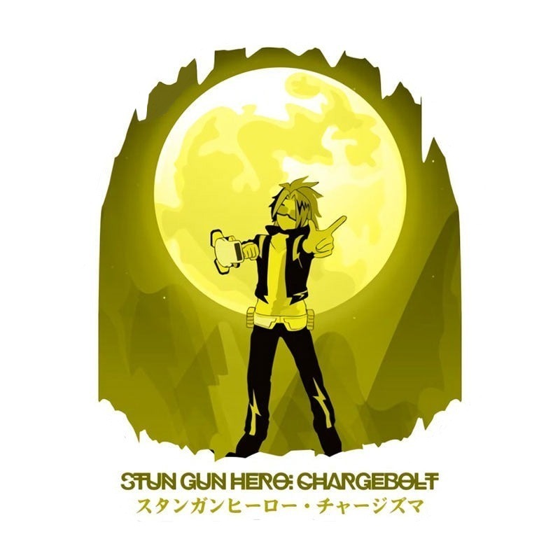 My Hero Academia 'Stun Gun Hero Chargebolt | Full Moon' Vinyl Car Sticker