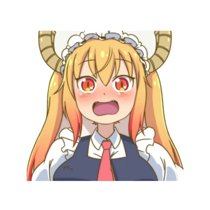Miss Kobayashi's Dragon Maid 'Tohru | Shouting' Vinyl Car Peeker Sticker