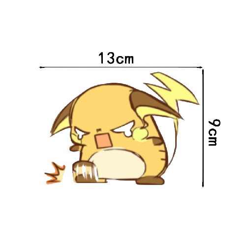 Pokemon 'Pikachu | Stomping' Vinyl Car Sticker