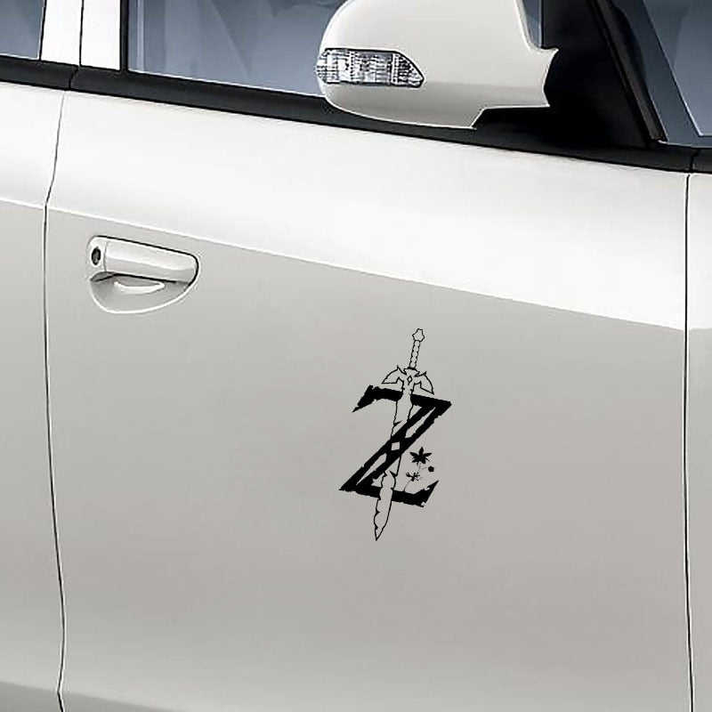 The Legend of Zelda 'Z Sword' Vinyl Car Sticker