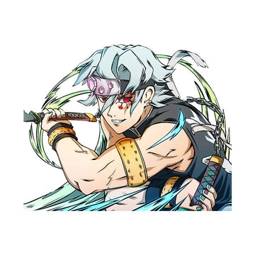 Demon Slayer 'Tengen | Sound Breathing' Vinyl Car Sticker