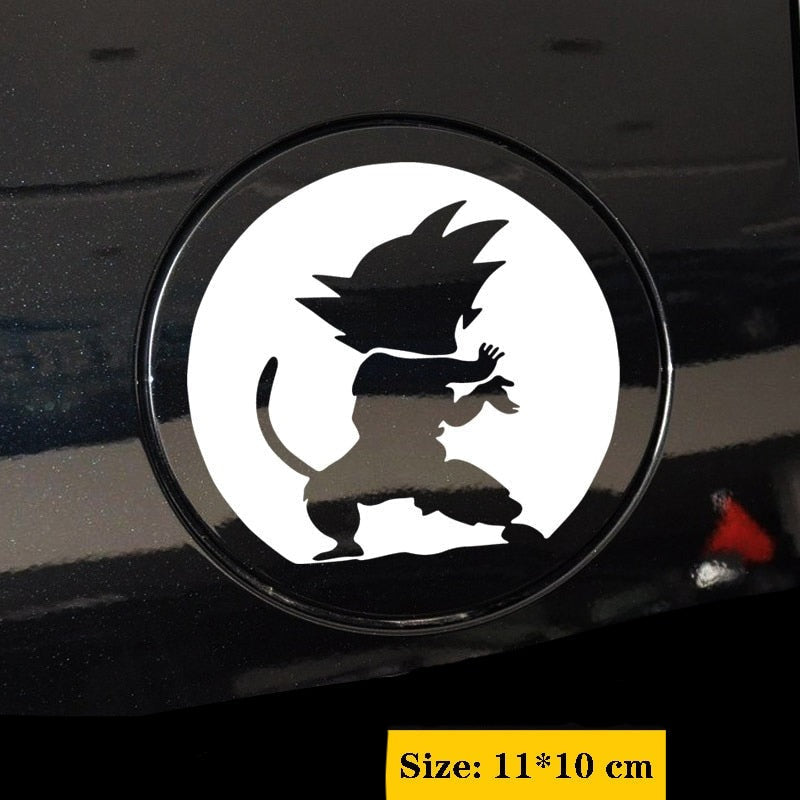 Dragon Ball Z 'Son Goku | Kamehameha | Black And White' Vinyl Car Sticker